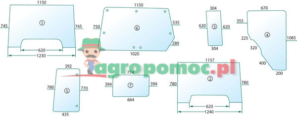 Szyba boczna | 6005010162 | zdjęcie nr 1