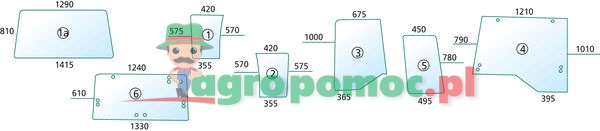 Szyba boczna | 1340199C2 | zdjęcie nr 1