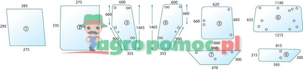 Szyba drzwi | 3547694M1 | zdjęcie nr 1