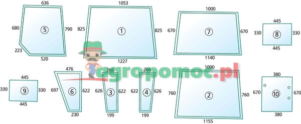 Szyba drzwi | K965485 | zdjęcie nr 1