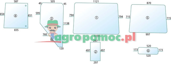 Szyba drzwi | 7701350531 | zdjęcie nr 1