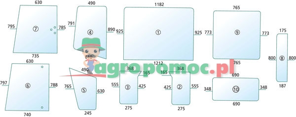 Szyba drzwi | 7700669188 | zdjęcie nr 1