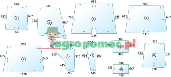 Szyba drzwi | 9960960 | zdjęcie nr 1