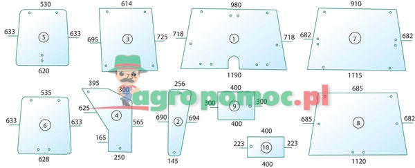 Szyba drzwi | 9960936 | zdjęcie nr 1