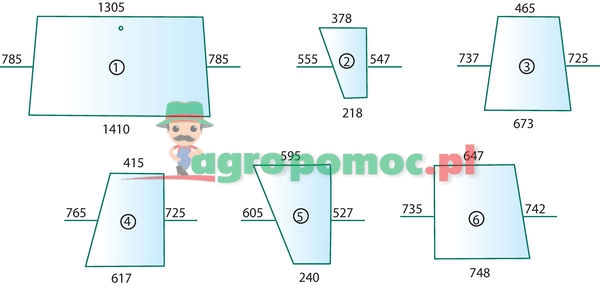 Szyba drzwi | 281507350020 | zdjęcie nr 1