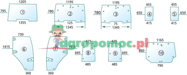 Szyba drzwi | 192003A5 | zdjęcie nr 1