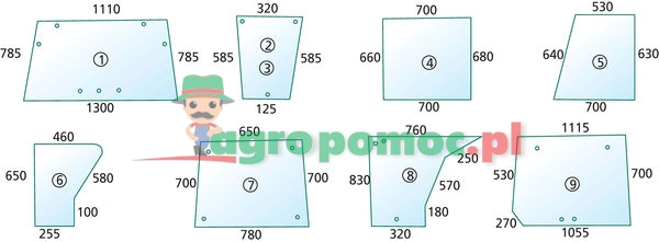 Szyba drzwi | 04354136 | zdjęcie nr 1