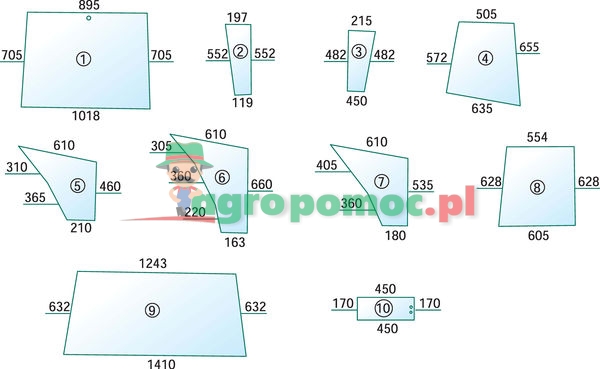 Szyba drzwi | 258514210270 | zdjęcie nr 1