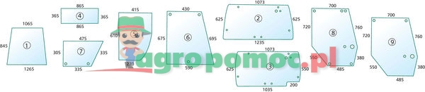 Szyba drzwi | 1999625C2 | zdjęcie nr 1