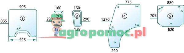 Szyba prawa | 0.010.7716.0 | zdjęcie nr 1