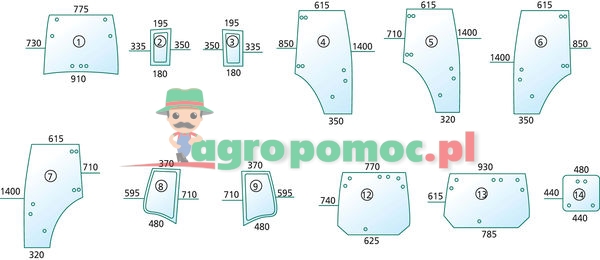 Szyba przednia | F329810040060 | zdjęcie nr 1