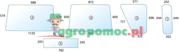Szyba przednia | 1665676M2 | zdjęcie nr 1