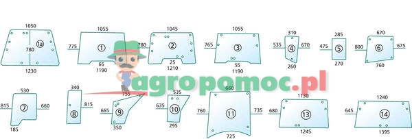 Szyba przednia | 1332505C1 | zdjęcie nr 1