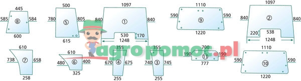 Szyba przednia | 3475992M1 | zdjęcie nr 1