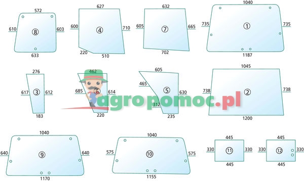 Szyba tylna | 83932022 | zdjęcie nr 1