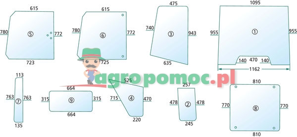 Szyba tylna | 7701350556 | zdjęcie nr 1