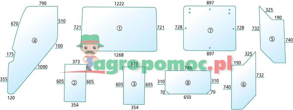 Szyba tylna | 5154756 | zdjęcie nr 1