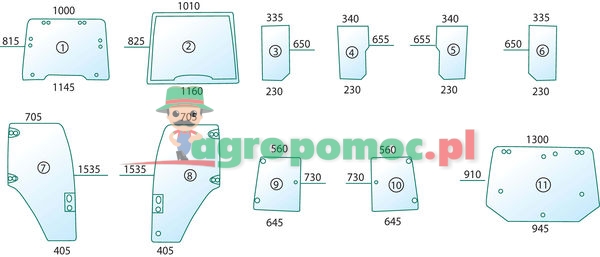 Szyba tylna | 82016997 | zdjęcie nr 1