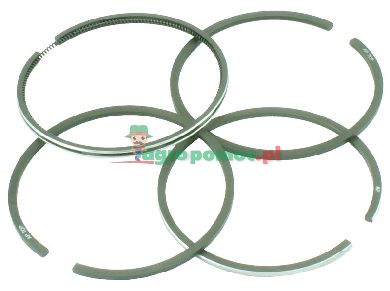 Zetor Kpl.pierścieni na tłok fi 102/4 pierścienie | 5001 0003 | zdjęcie nr 1