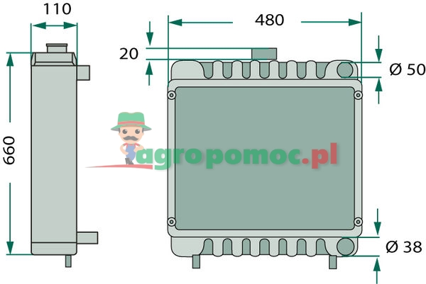 Chłodnica | 1-33-153-001, 1-33-153-060 | zdjęcie nr 2