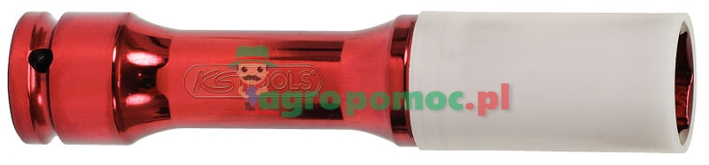 KS Tools 1/2" Alu-Felgen Kraft-Stecknuss, extra lang, 21mm | zdjęcie nr 1