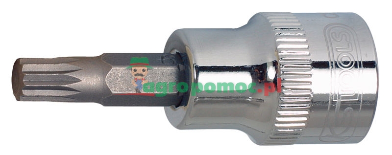 KS Tools 1/2" CHROMEplus® Bit-Stecknuss für Vielzahn (XZN®)-Schrauben, M6 | zdjęcie nr 1