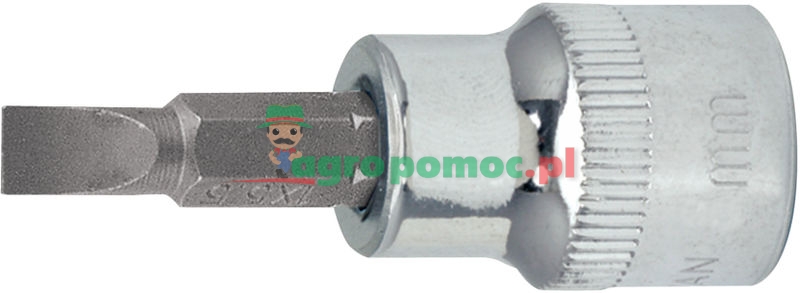 KS Tools 1/2" CHROMEplus® Bitstecknuss für Schlitz-Schrauben, 12mm | zdjęcie nr 1