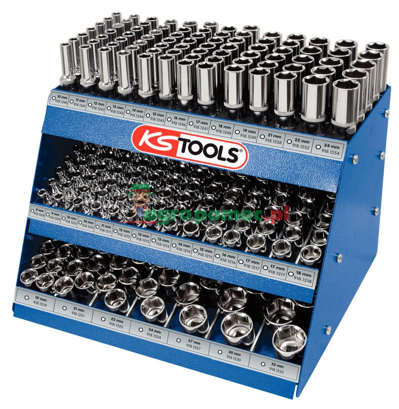 KS Tools 1/2" CHROMEplus® Stecknuss-Display, 311-tlg. | zdjęcie nr 1