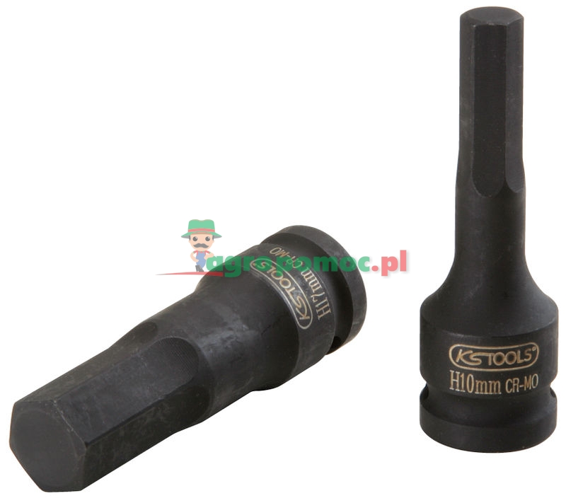 KS Tools 1/2" Kraft-Bit-Stecknuss für Innensechskant-Schrauben, lang, 17mm | zdjęcie nr 1