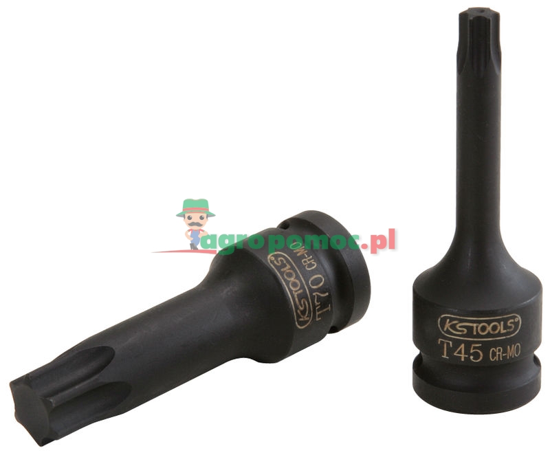 KS Tools 1/2" Kraft-Bit-Stecknuss für TX-Schrauben, lang, T40 | zdjęcie nr 1
