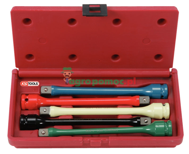 KS Tools 1/2" Kraft-Torsions-Verlängerungs-Satz, 5-tlg., 90-135Nm | zdjęcie nr 1