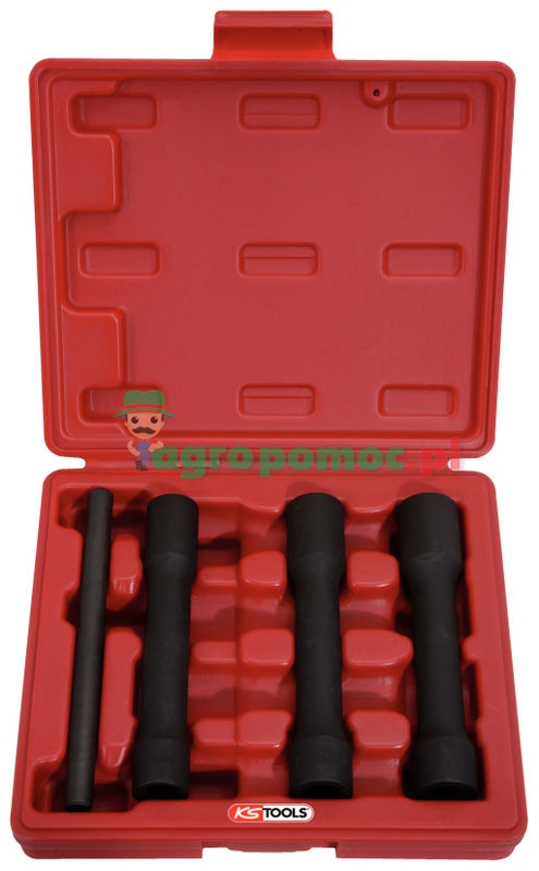 KS Tools 1/2" Spezial Ausdrehnuss-Satz, extra lang, 4-tlg., 17-21mm | zdjęcie nr 1
