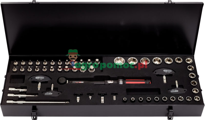 KS Tools 1/2" ULTIMATEprecision Drehmomentschlüssel-Werkzeugsatz 10-100 Nm, 52-tlg. | zdjęcie nr 1