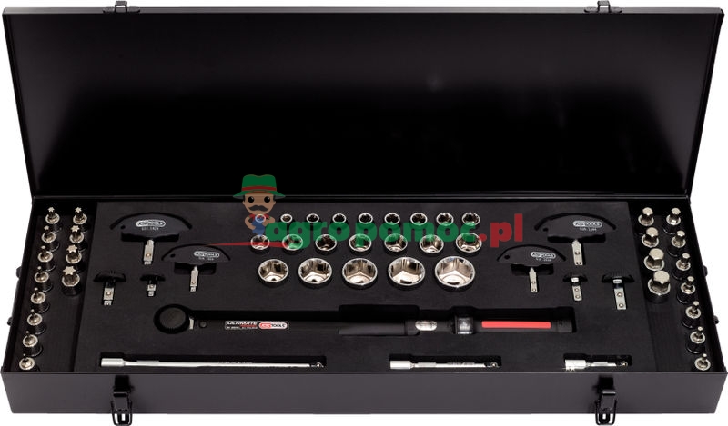 KS Tools 1/2" ULTIMATEprecision Drehmomentschlüssel-Werkzeugsatz 20-200 Nm, 52-tlg. | zdjęcie nr 1