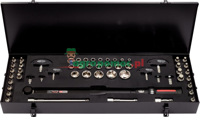 KS Tools 1/2" ULTIMATEprecision Drehmomentschlüssel-Werkzeugsatz 80-420 Nm, 52-tlg. | zdjęcie nr 1