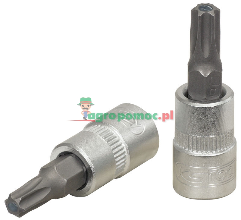 KS Tools 1/4" Bit-Stecknuss für TX-Schrauben mit Stirnlochbohrung, TB8 | zdjęcie nr 1