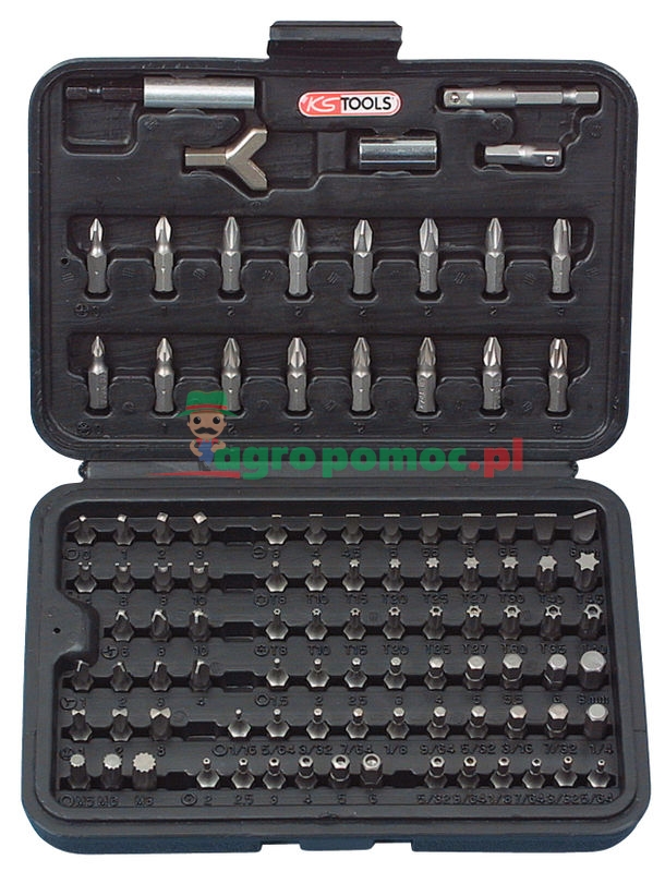 KS Tools 1/4" CLASSIC Bit-Satz, 100-tlg. | zdjęcie nr 1