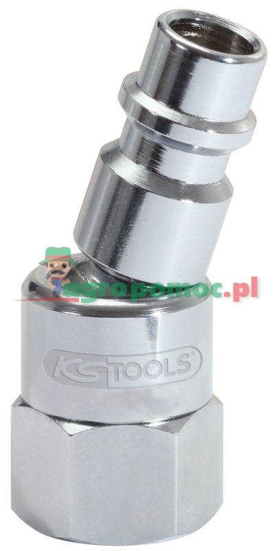 KS Tools 1/4'' Metall-Kugelgelenk-Stecknippel, 46mm | zdjęcie nr 1