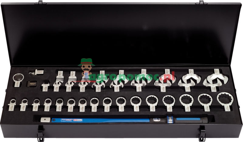 KS Tools 14x18mm ERGOTORQUE®precision Drehmomentschlüssel-Werkzeugsatz 80-420 Nm, 39-tlg. | zdjęcie nr 1