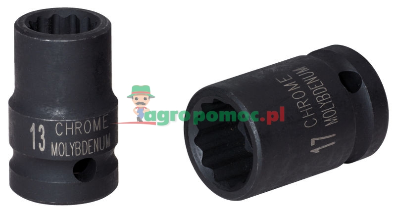 KS Tools 3/8" 12-kant-Kraft-Stecknuss, kurz, 17mm | zdjęcie nr 1