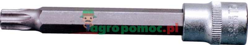 KS Tools 3/8" Bit-Stecknuss für TX-Schrauben mit Stirnlochbohrung, lang, TB20 | zdjęcie nr 1