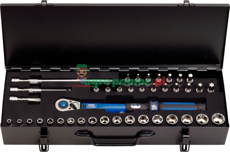 KS Tools 3/8" ERGOTORQUE®precision Drehmomentschlüssel-Werkzeugsatz 5-50 Nm, 40-tlg. | zdjęcie nr 1