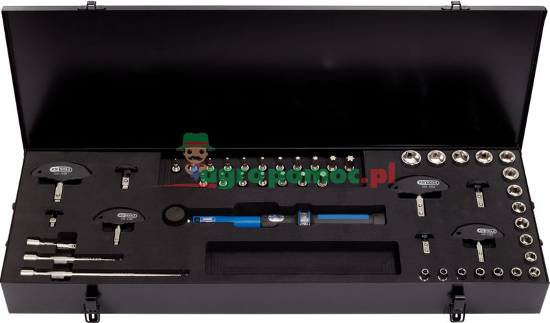 KS Tools 3/8" ERGOTORQUE®precision Drehmomentschlüssel-Werkzeugsatz 5-50 Nm, 44-tlg. | zdjęcie nr 1