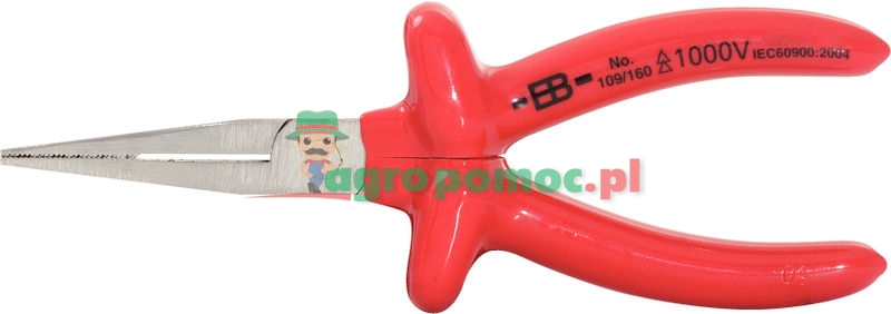 KS Tools CLASSIC 1000V Langbeck-Flachzange, 160mm | zdjęcie nr 1