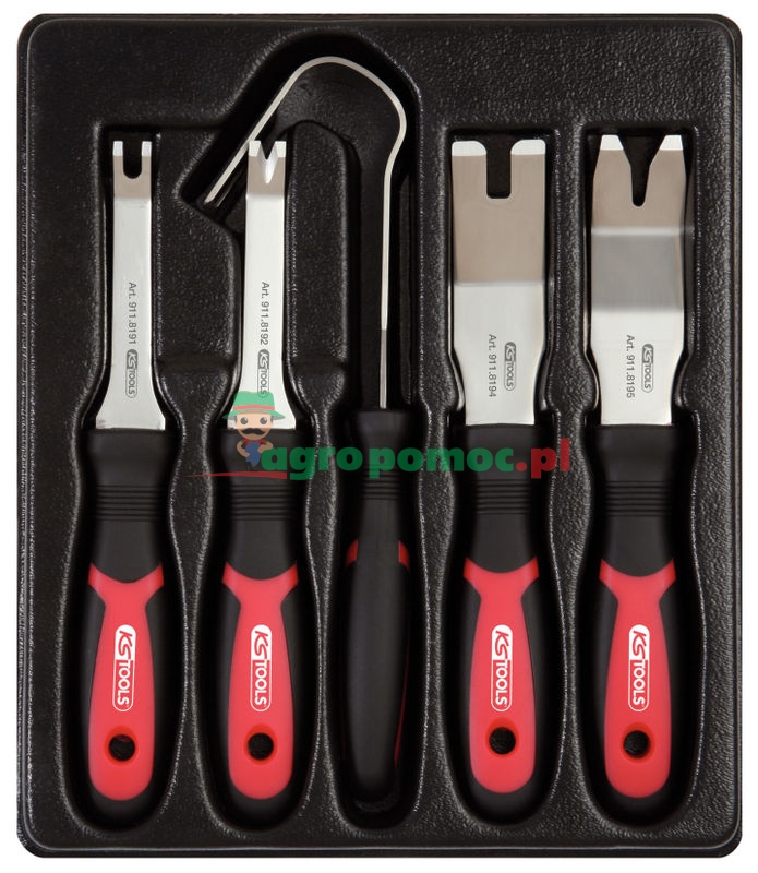 KS Tools Cliplöser- und Schneidsatz, 5-tlg. | zdjęcie nr 1