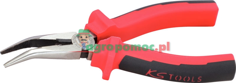KS Tools ERGOTORQUE® Flachrundzange, gebogen, 165mm | zdjęcie nr 1