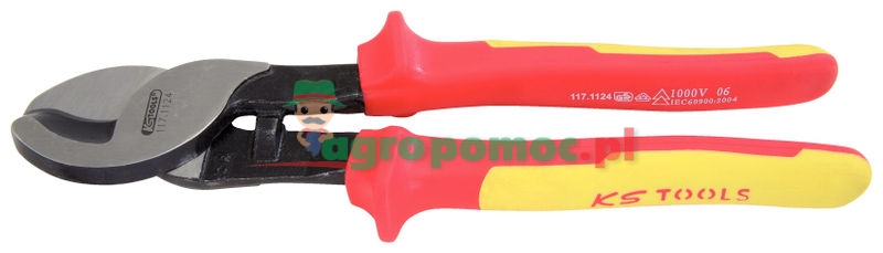 KS Tools ERGOTORQUE® VDE Kabelschere, 208mm | zdjęcie nr 1