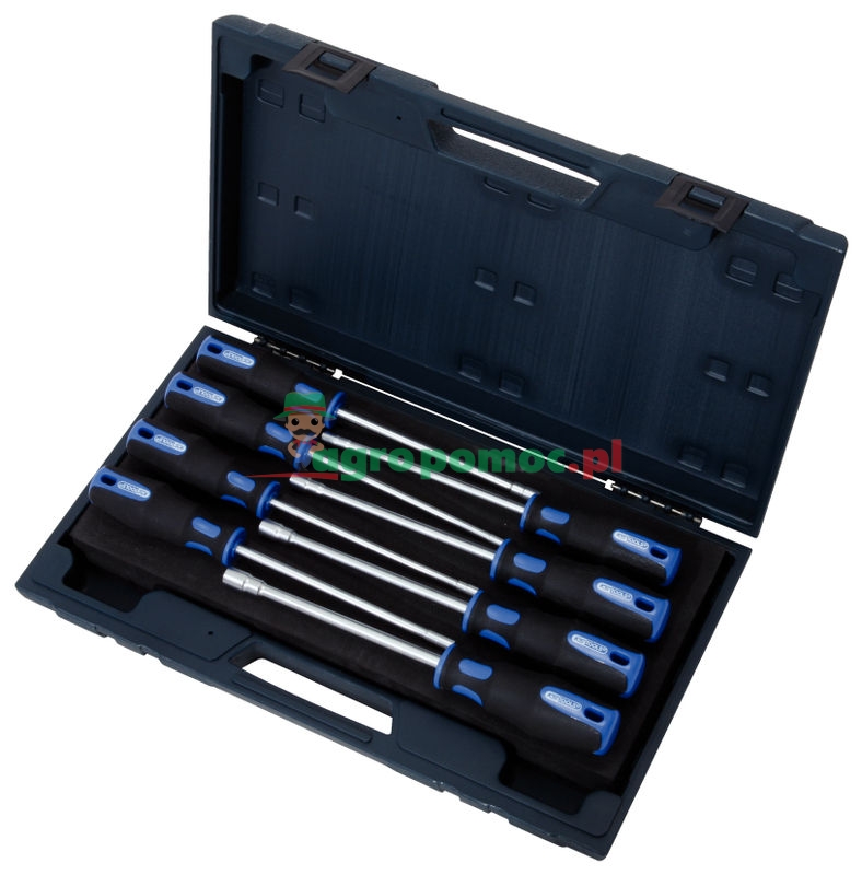 KS Tools ERGOTORQUEplus® Stecknuss-Schraubendreher-Satz, 8-tlg., 5-13mm | zdjęcie nr 1