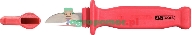 KS Tools Isoliertes Kabel-Abisoliermesser, 195mm | zdjęcie nr 1