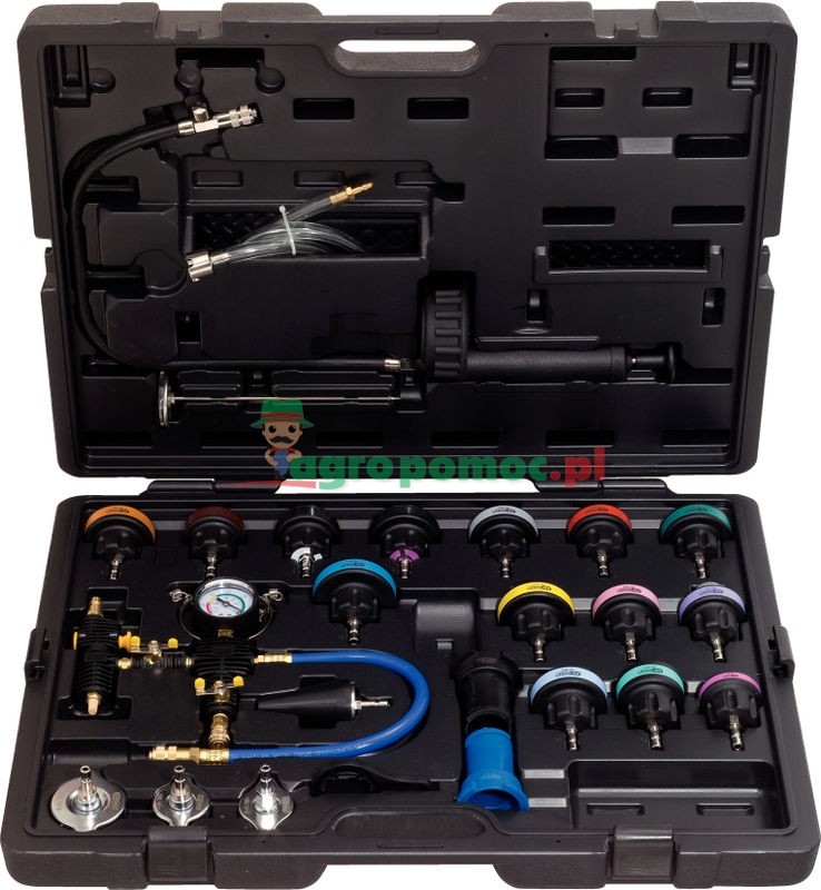 KS Tools Kühlsystem-Diagnose-Service-Satz, 24-tlg. | zdjęcie nr 1